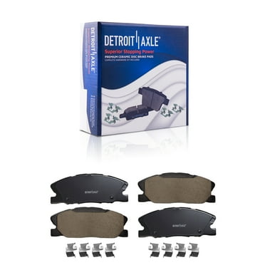 Detroit Axle - Front Brake Pads for 2014-2021 Dodge Charger 2015 2016 2017 2018 2019 2020 Ceramic Brake Pads with Hardware Replacement