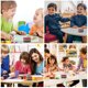 thumbnail image 5 of EeaseMX 2 juegos de accesorios de fracciones, material didáctico, educación primaria, círculos de fracciones, 5 of 8