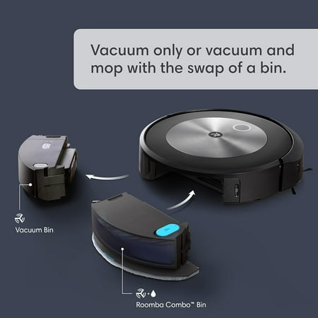 iRobot Roomba Combo j5 Robot Vacuum and Mop - Graphite