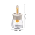 thumbnail image 4 of Xihbxyly Dispensador de Especias, Botella de Vidrio para Condimentos con Pico, Tapa a Prueba de Fugas, Fácil de Rellenar, Contenedor para Hierbas de Cocina, Control Preciso de Especias, Beige y Amari, 4 of 7