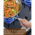 thumbnail image 2 of Cooks Standard Frying Pan Stainless Steel, 8-Inch Multi-Ply Clad wok Stir Fry Pan Kitchen Skillet, Silver, 2 of 7