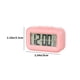 thumbnail image 3 of Reloj electrónico digital con pantalla LED, pantalla digital estéreo, alarma con función de repetición, cambio 12/24H, cuenta regresiva, pantalla 3D, avance/cuenta regresiva, rosa, 3 of 8