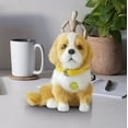 thumbnail image 5 of Faux Fur Barking Simulation Pet Dog Toy | Realistic Sound | Home Office Decoration | Collectible Gift | Soft Faux Pelt | Durable Build | 6.7x5.9x6.7 Inches | Ideal for Kids | Unique Shelf Display, 5 of 7
