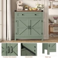 thumbnail image 3 of Homfa Farmhouse Buffet Sideboard with Drawer, Coffee Bar with Adjustable Shelf for Kitchen Dining Room Entryway, Green, 3 of 7