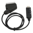 thumbnail image 1 of Cable Adaptador Convertidor, Fácil Instalación Adaptador Convertidor De Interfaz Multimedia HD 1080P SCART HD Ligero Para DVD, 1 of 7