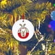 thumbnail image 3 of Decoraciones Del Árbol de Navidad con 26 Letras Del Alfabeto, Rojo Acrílico Fawn Colgante Ornamentos para el Hogar, Decoración Personalizada Del Árbol de Navidad para la Temporada de Vacaciones, 3 of 4