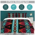 thumbnail image 2 of Colorful Geometric Lines Bedding Set Couple Bedclothes Pillowcase Customized Home Textiles Bed Set for Bedroom Decoration, 2 of 6