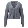 thumbnail image 4 of Vedolay Jackets for Women Fall Fashion 2023 Casual Jackets Long Sleeve Work Suit Jackets with Pockets,Dark Gray S, 4 of 4