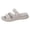 Gray, variant on Slides for Women Adjustable Strappy Sandals Comfortable Thick Soft Sole Slip on Beach Shoes Open Toe Summer Casual Slippers Gray Size 8