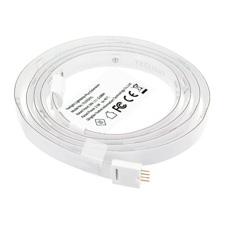 Cost Plus String Lights XIAOMI Yeelight DC24V 2M 6.4W RGB SMD5050 Wifi Smart Led Light Strip EU Plug Kit /1M Plus Extension Strip ()