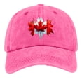 thumbnail image 4 of AJGRHE Unisex Style Baseball Cap With Patriotic Print Adjustable Hat For Outdoor Activities Hot Pink One Size, 4 of 4