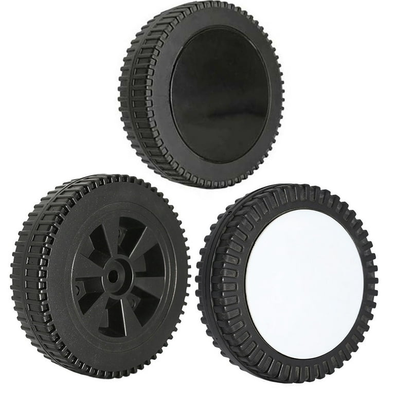 BAMILL Grill Wheel 6 Inch Replacement BBQ Grill Wheel - Easy Install,  Durable, Black
