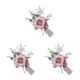 thumbnail image 1 of Sonducket Ramillete de accesorio de alfiler: sujete el ramillete de forma segura con facilidad Ramillete de boda Ramillete de muñeca Boutonniere Type1 NO1, 1 of 6