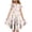#70-Multicolor, variant on Pounoo New Dresses For Kids Girl Summer Flower Print Short Sleeve Ruffled Pockets Round-Neck Printed Dress For Kids Dresses For Girls 10-12