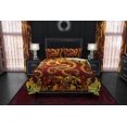 thumbnail image 3 of Gold Tentacles Bed Cover, Duvet or Comforter, Octopus Art, Alternative Bedding, 3 of 7