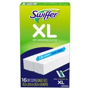 Swiffer Sweeper XL Dry Pad Refills, Unscented, 16 Count