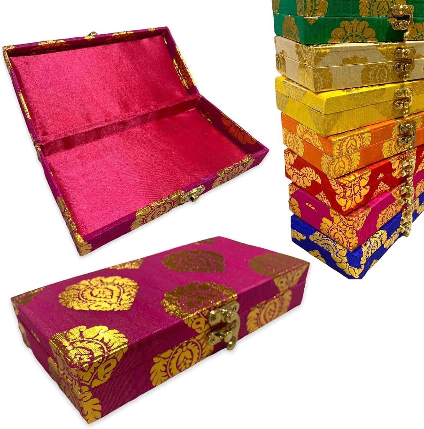 10 PCS Indian Decorative Sweet Box,Wedding Favor,Diwali gift box, Mithai box, Bangles Jewelry Boxes