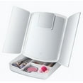 thumbnail image 1 of My Foldaway Light-Up Mirror with 5X Magnification & USB Rechargeable LED Lights, Touch Control, Portable Design, 1 of 9