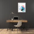 thumbnail image 3 of Borges, Victoria 19x24 White Modern Wood Framed Museum Art Print Titled - Snapdragon Falls II, 3 of 4