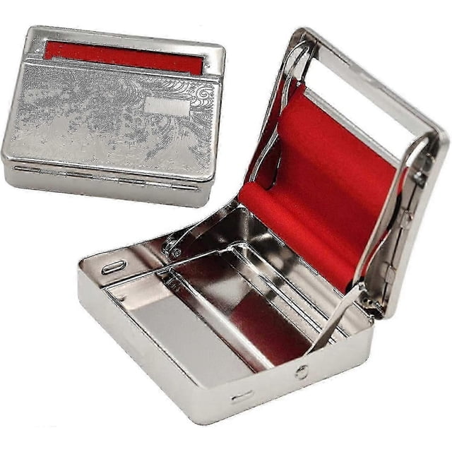 70mm Cigarette Rolling Machine, Metal Automatic Cigarette Tobacco Rolling Box And Storage Box - Chuan