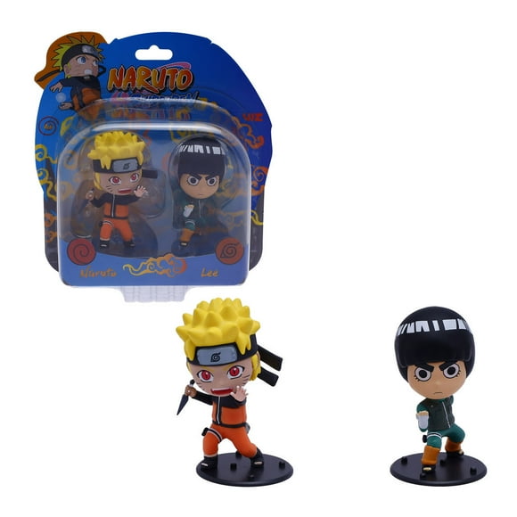 Figuras de Acción Ruz Naruto Shippuden Naruto Rock Lee 8 cm Naranja