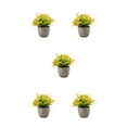 thumbnail image 1 of Redempat Plastic Easy To Clean Artificial Succulent Realistic Appearance Long-lasting Durability Eco-friendly orange rose 5Set, 1 of 6