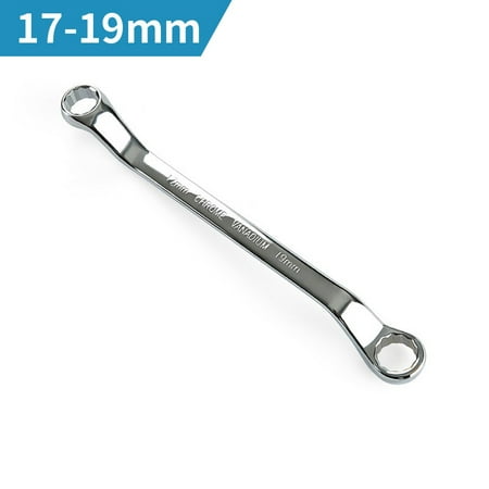 

Leke Offset Box End Wrench Spanners Carbon Steel Metric 45-Degree Long Double Ring