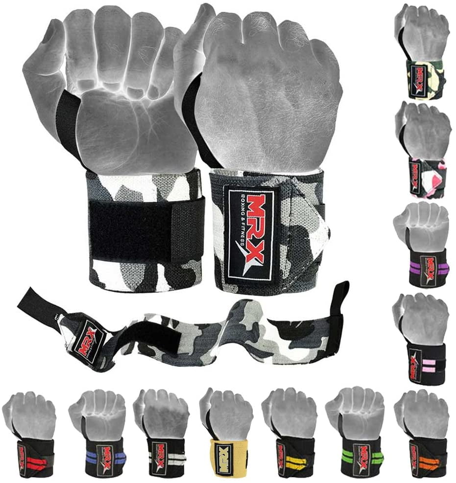 XXR Power Weight Lifting Wrist Wraps & Weight Lifting Knee Wrap Lifter Supports 