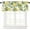 Lemon, variant on Summer Lemon Curtains Valance for Windows Watercolor Plant Fruit Art,Roman Shades Curtains & Drapes Rustic Fresh Flower Leaf Aesthetic Rod Pocket Valances Kitchen Window Curtains Over Sink 54x18in