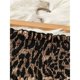 thumbnail image 5 of Pantalones Anchos con Estampado de Leopardo para Mujer, Cintura Elástica, Informales, Holgados, A Estar en Casa. L, 5 of 8