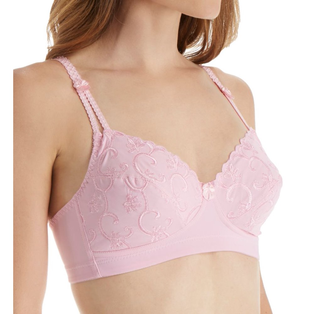 Teri Women's Teri 2756 Everyday Elegance Microfiber Bra (Pink 34D)