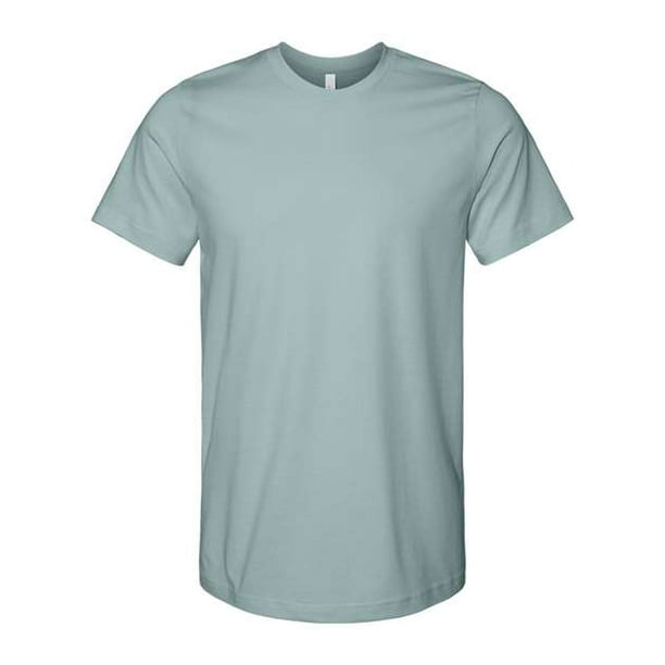Bella+Canvas Camiseta de manga corta unisex, marrón jaspeado, pequeña bella lienzo 3001