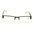 thumbnail image 2 of Men Rectangular Half Rimless Metal Reader Reading Glasses Sophisticate look, 2 of 3