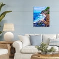 thumbnail image 3 of Stupell Industries Tropical Cliffside Ocean Spray Canvas Art, 16 x 20, by Lee Ann Zirbes, 3 of 8