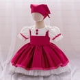 thumbnail image 4 of Kogui Infant Dress Toddler Tulle Dress for Girls Layered Tutu Ruffle Dresses Swing Twirly Fairy Summer Birthday Party Wedding Sundress 2T 3T (Hot Pink,2-3 Years), 4 of 9