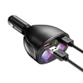 thumbnail image 4 of Cargador de coche, carga ultrarrápida, reproductor MP3 Bluetooth, uno a tres encendedores, 4 of 4
