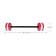 thumbnail image 4 of Mancuernas de agua para aeróbic acuático, mancuernas acuáticas para piscina, Fitness, duraderas, portátiles, cómodas, mancuernas de agua para hombres Estándar rojo, 4 of 8