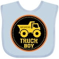 thumbnail image 3 of Inktastic Construction Truck Boy Childs Boys Baby Bib, 3 of 4