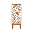thumbnail image 2 of Rusty Metal Garden Stake, 2D 14.18 inches Garden Column Rust Steel Statue, Modern Garden Sculpture, Metal Patio Landscape Decor, Art Column for Lawn, Porch, Backyard Decoration, Style J, 2 of 9