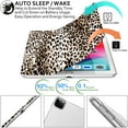 thumbnail image 3 of DuraSafe Cases iPad PRO 11 Inch 2 3 4 Generation [ PRO 11 2nd 2020 3rd 2021 4th 2022 ] A2377 A2459 A2228 A2068 A2230 A1980 A2013 A1934 A1979 Printed Slim Hard Shell Protective Stand Cover - Leopard, 3 of 8
