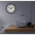 thumbnail image 3 of Reloj de pared Bulova C4865 con visión nocturna y esfera iluminada de 10 cm, color blanco, 3 of 6