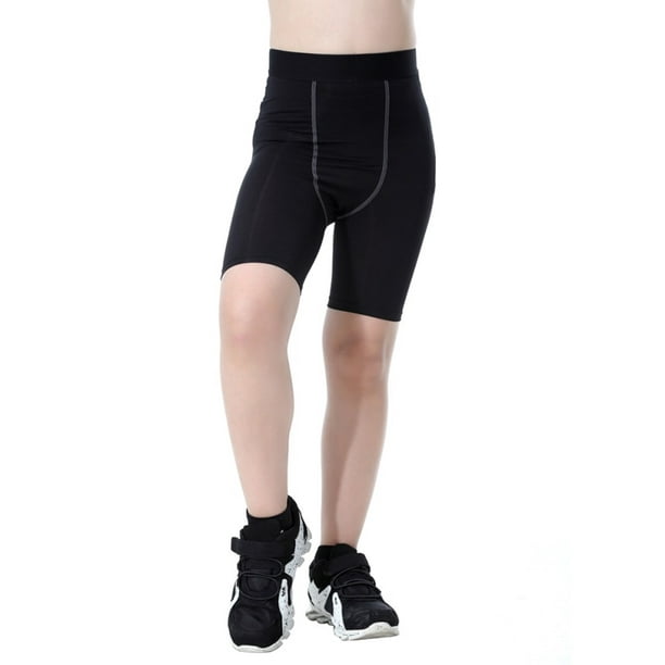 Fymall - Kids Boys Compression Sports Pants Tight Shorts - Walmart.com - Walmart.com