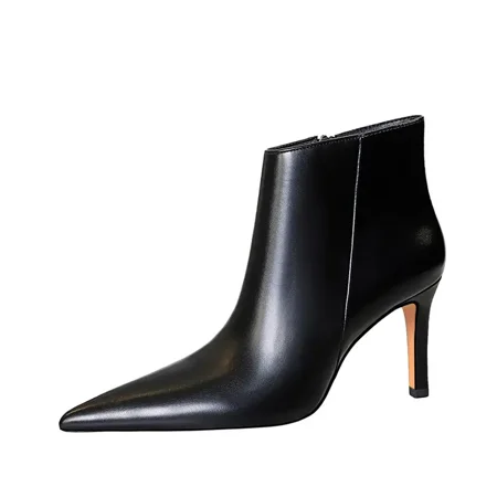 

Women‘s Ankle Boots Pointed Toe Side Zipper High Heels Women‘s Fashion Short Boots