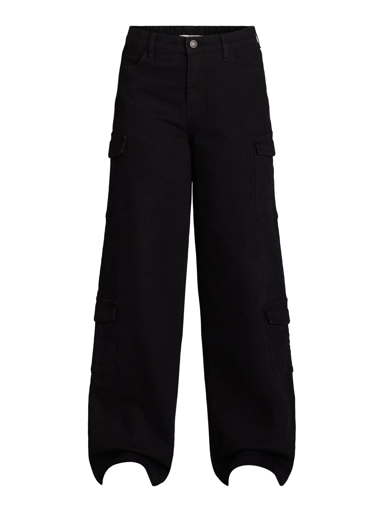 Madden NYC Oversized Cargo Jeans, Women's and Women's Plus