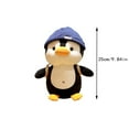 thumbnail image 2 of 9.84Inch Penguin Stuffed Animals, Soft Cute Penguin Plush Travel with Hat Backpack Doll, Perfect Birthday Christmas New Year Valentine's Day Gifts for Women Girlfriend Teens Lover, 2 of 5
