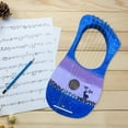 thumbnail image 7 of Handmade 7-String Lyre Harp Kit for Kids, Fun Musical Instrument Craft Set for Children’s Art and Play, 7 of 7
