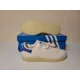 thumbnail image 1 of Adi-das MEN STAN SMITH PRIMEBLUE CANVAS WHITE /PURPLE SNEAKER FX5982 SIZE:, 1 of 6