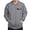 Graphite Gray, variant on CafePress - Play Doh Stitched Logo Sweatshirt - Zip Hoodie, Classic Hooded Sweatshirt with Metal Zipper