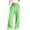Green, variant on StSilkitty Palazzo Casual Pants for Girls Solid Color High Waist Elastic Flowy Wide Leg Pants with Pockets Lightweight Soft Trousers