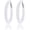 white, variant on Glitter Hoop Earring Multicolor Shiny Glitter Sequins Hoops Sparkle Resin Rhinestone Wrapped Circle for Women[b5317]